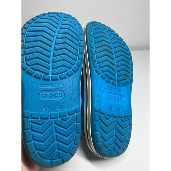 Crocs Blue size 8 mens 10 women - Picture 4 of 8